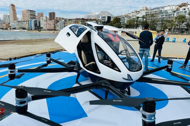 Benidorm acogi la primera operacin simultnea en Europa de un UAV aerotaxi en entorno urbano y U-space.